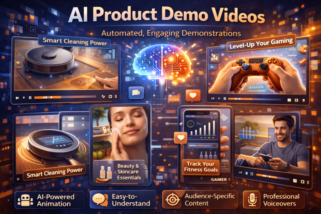 ai product demo videos​