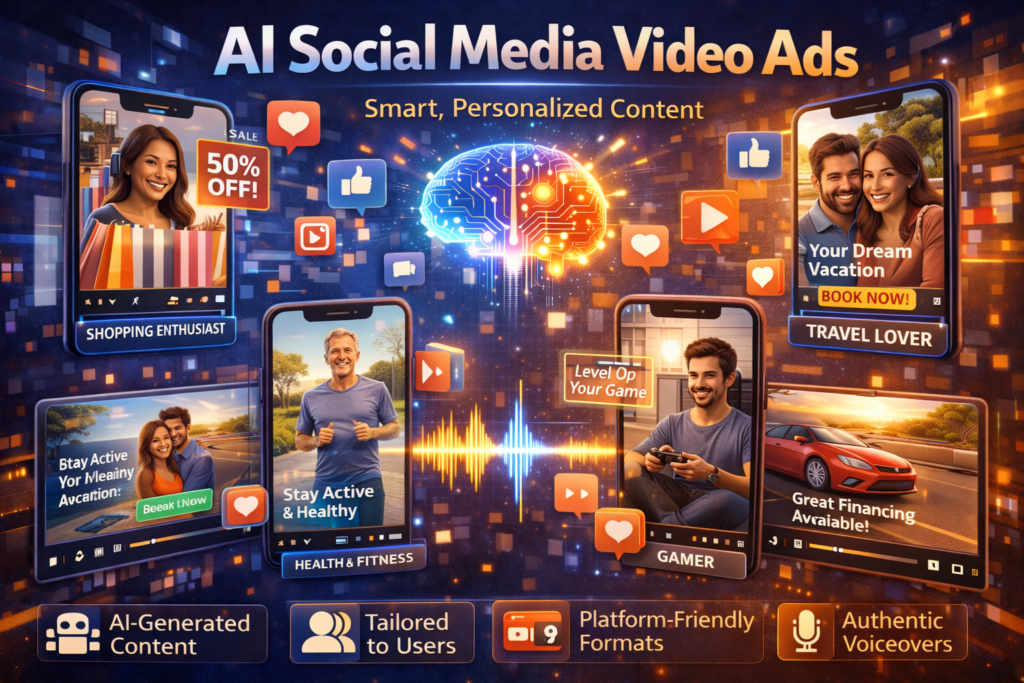 ai social media video ads​