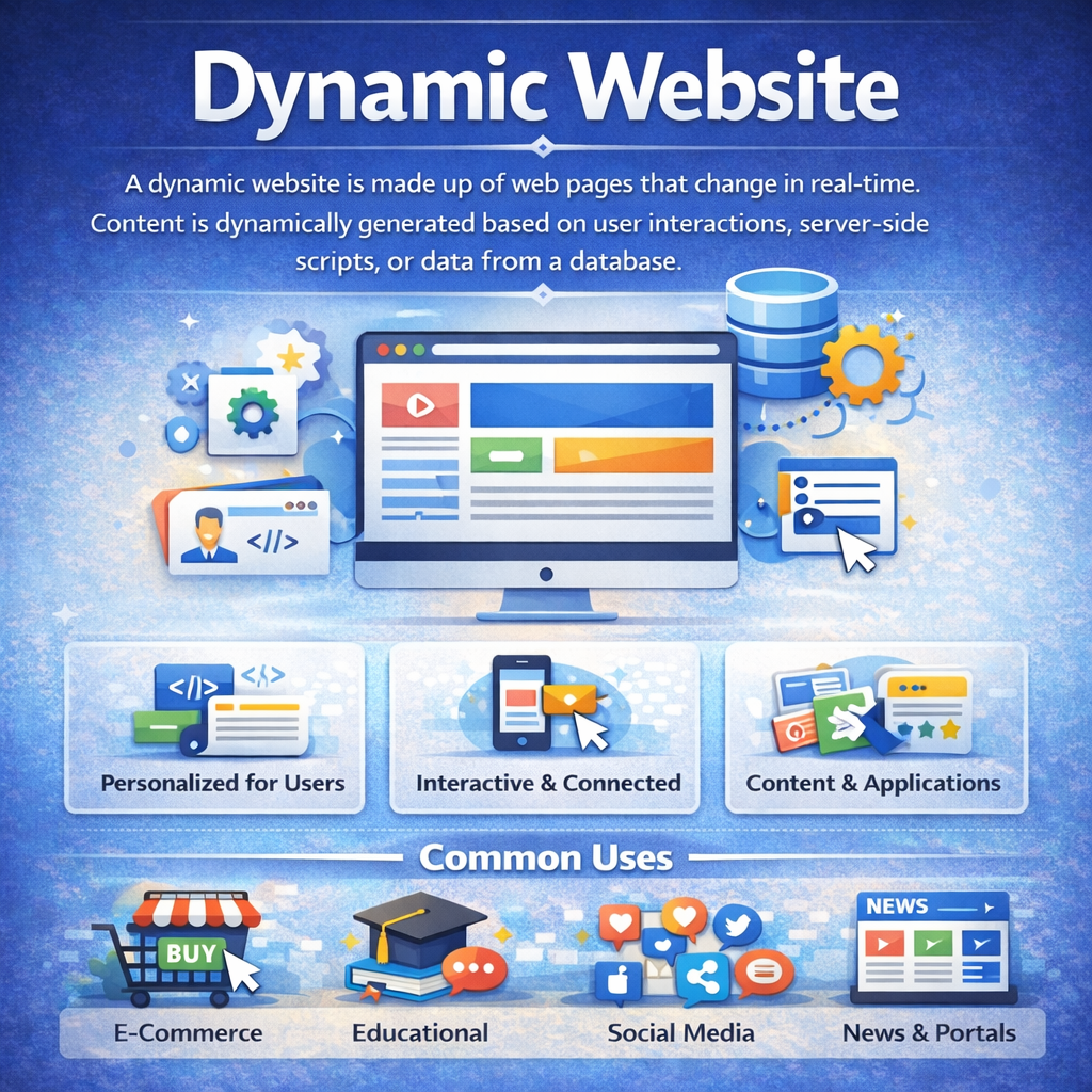 dynamic website​