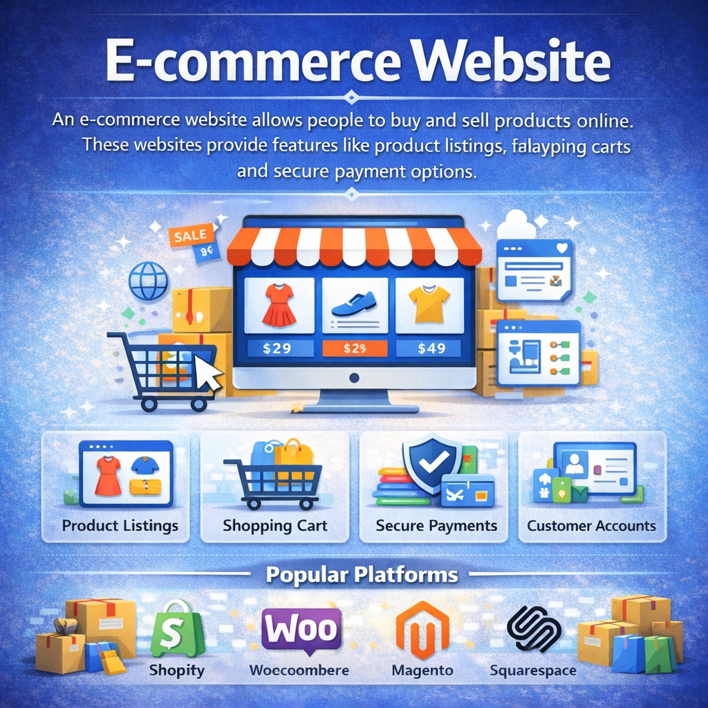 e commerce website​