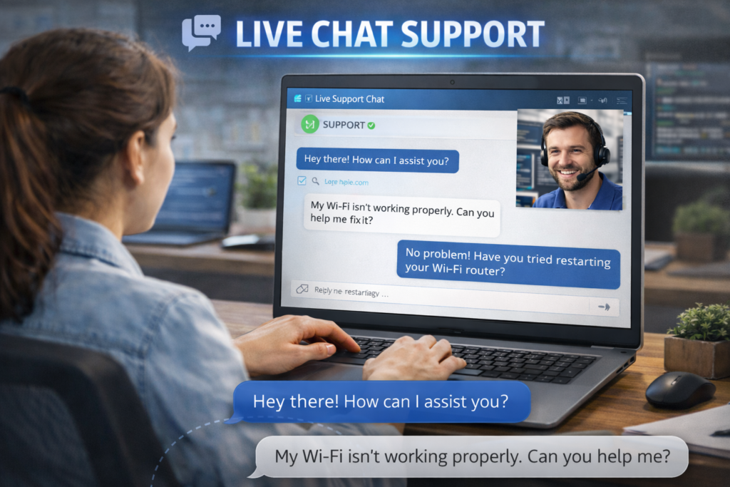 live chat support​