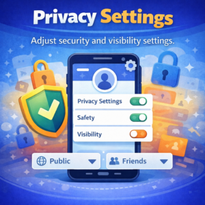 Social Media Accounts Setup privacy settings