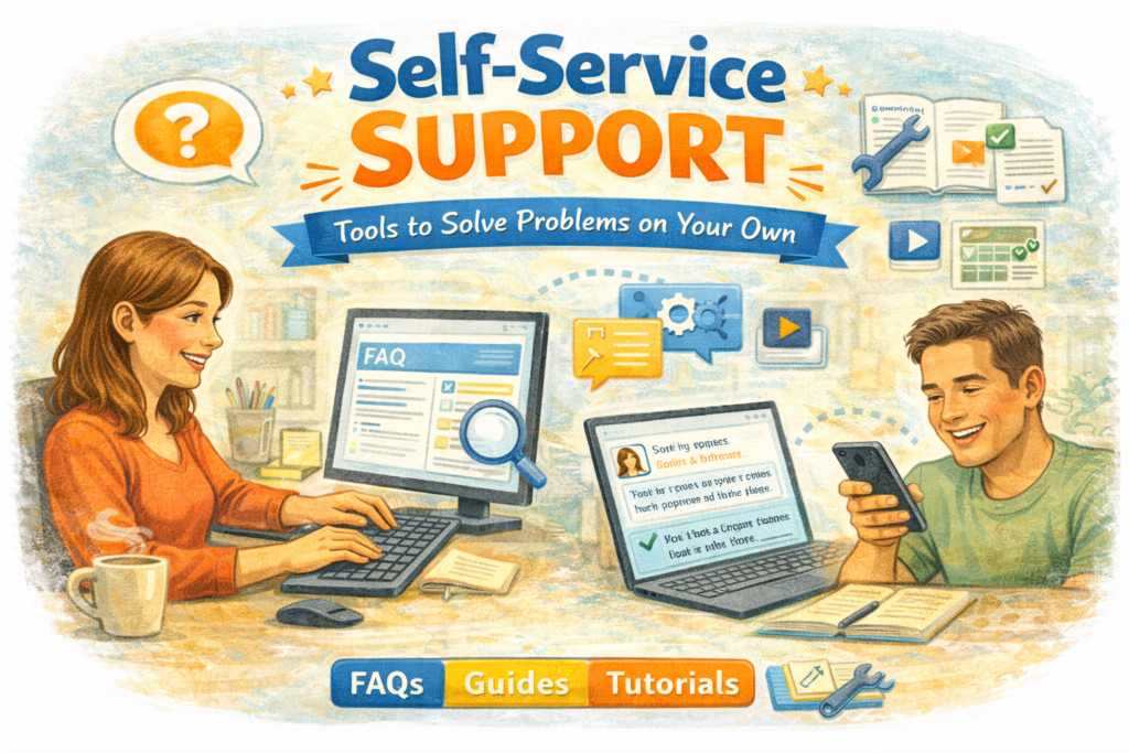 Customer Support self service support