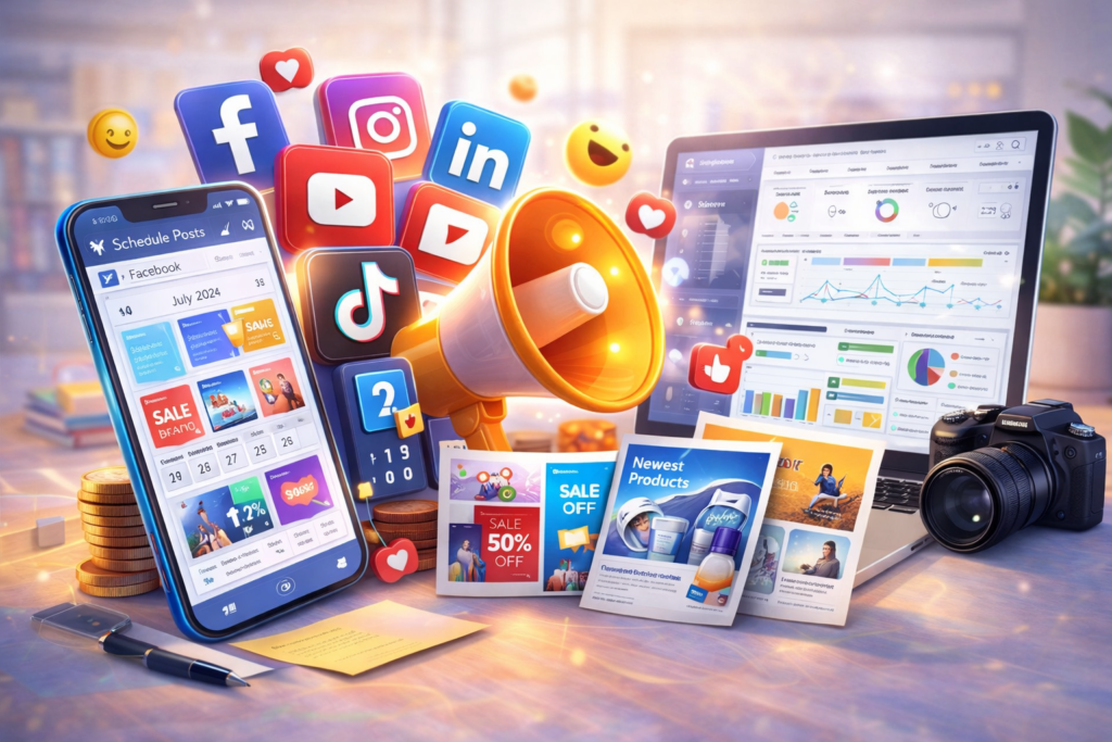 social media marketing & strategy and content creation