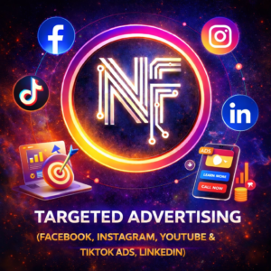 targeted advertising (facebook, instagram, youtube & tiktok ads, linkedin)