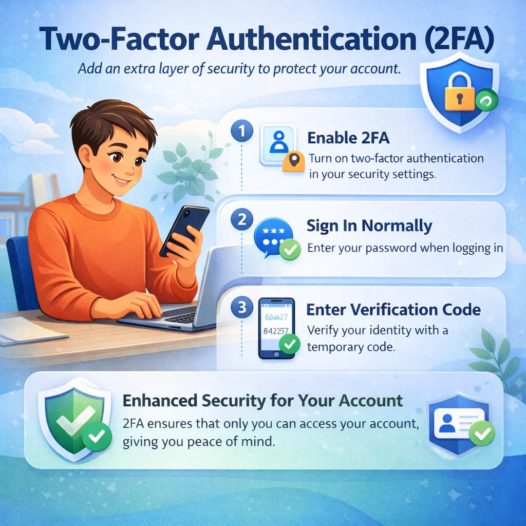 two factor authentication (2fa)​
