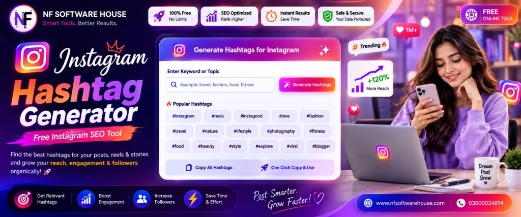 Instagram Hashtag Generator – Free Instagram SEO Tool instagram hashtag generator – free seo tool (1)